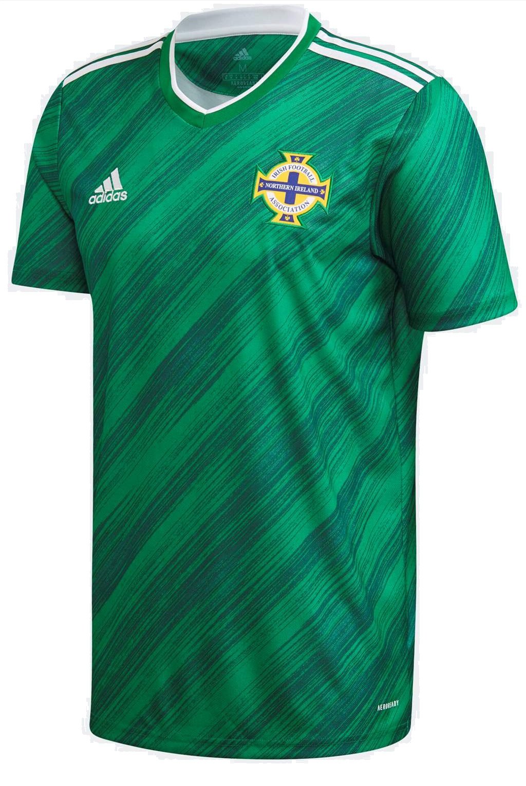 Camisa oficial Adidas seleção da Irlanda do Norte 2020 2021 I jogador